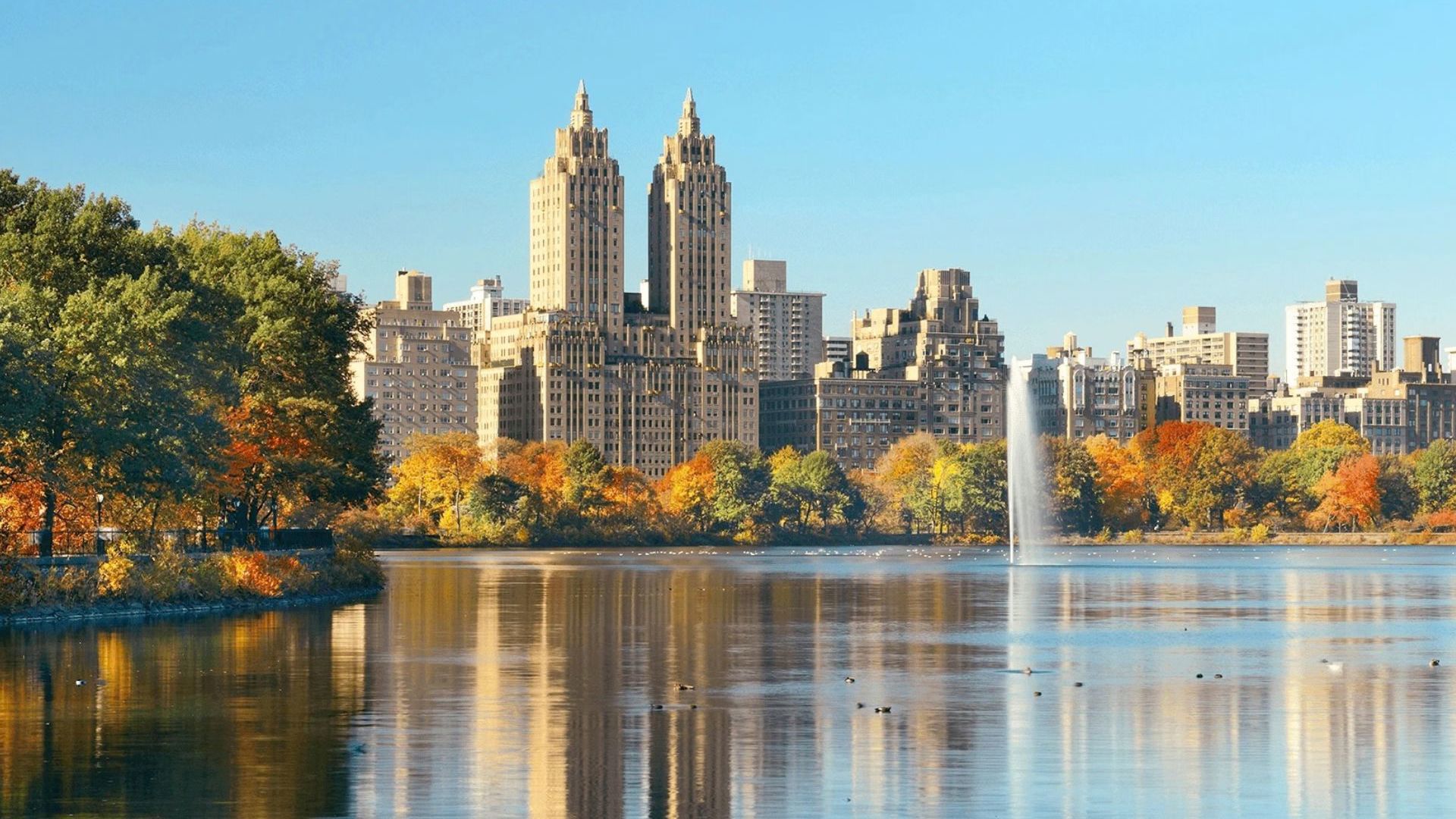 Scenic View of Central Park and Upper West Side