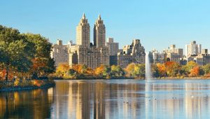 Scenic View of Central Park and Upper West Side