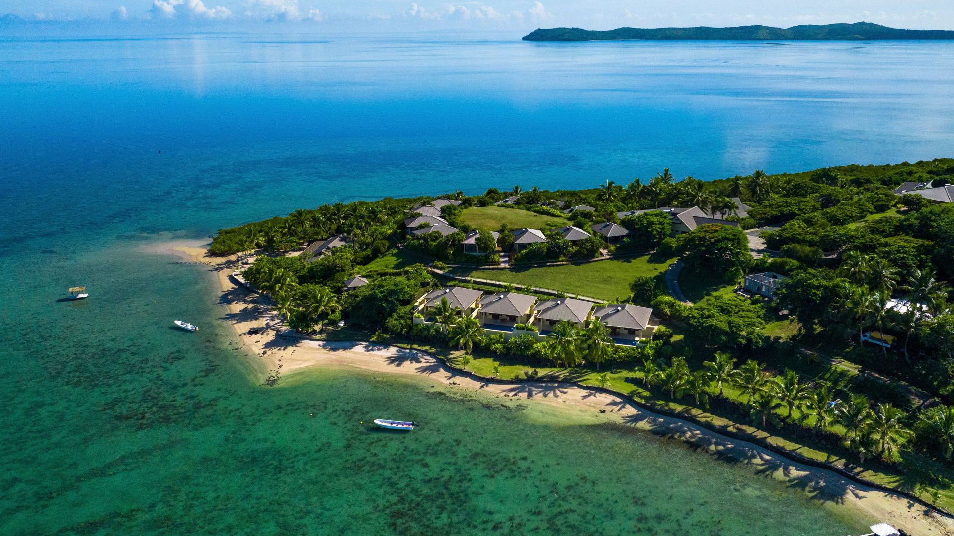 Volivoli Beach Resort - aerial view 2