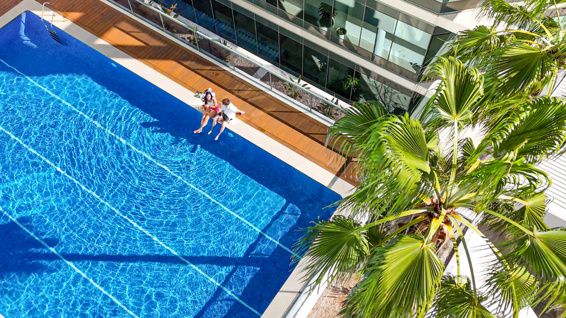 Amora Hotel Aerial Pool