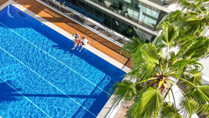 Amora Hotel Aerial Pool