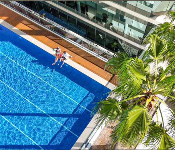 Amora Hotel Aerial Pool