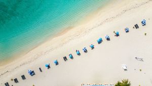 Beachcomber Island Resort - aerial view