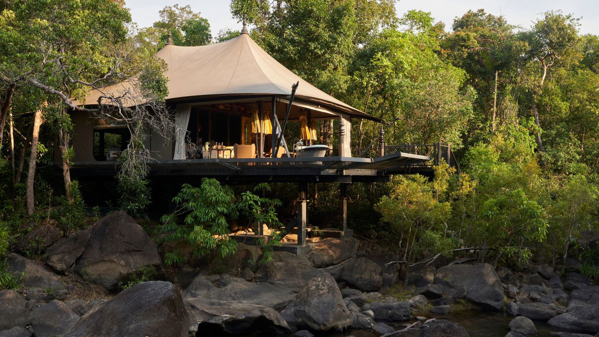 Shinta Mani Wild - The Cambodian Royalty Tent Exterior