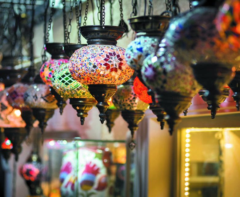 Turkish Lamps in Istanbul