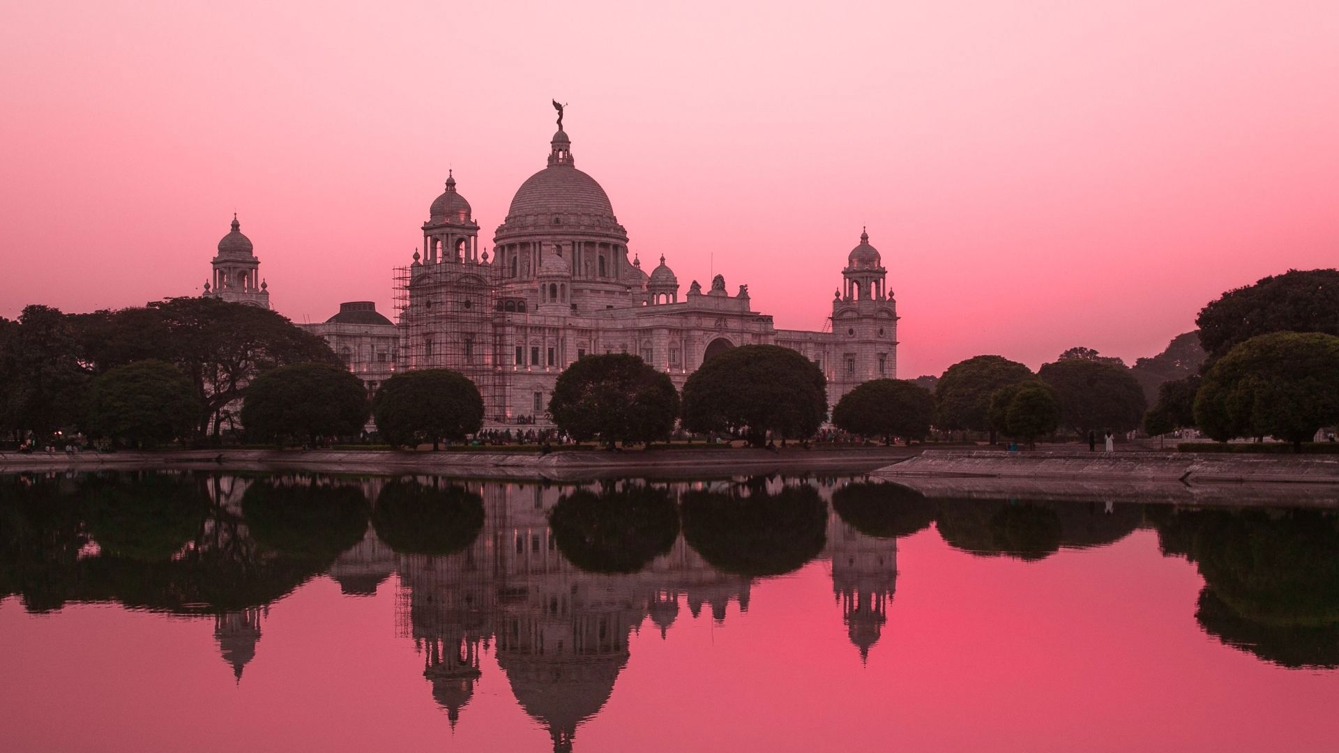 Historic Victoria Memorial Architecture in India