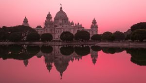 Historic Victoria Memorial Architecture in India
