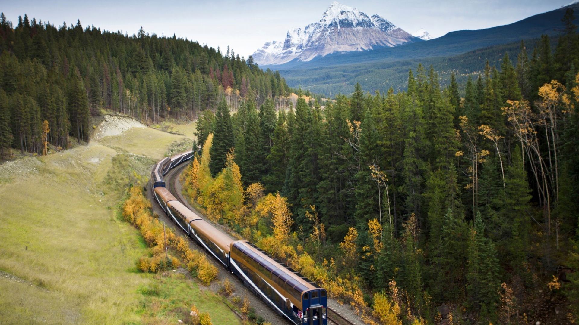 The Rocky Mountaineer in Vancouver Canada - Image credit: Getty Images