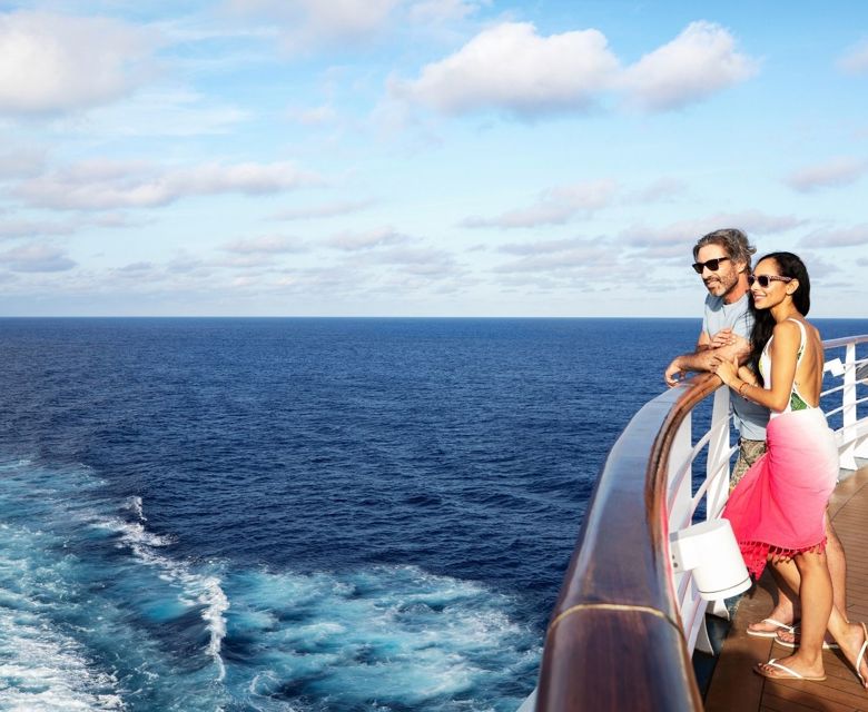 Couple on Deck with Carnival Cruises