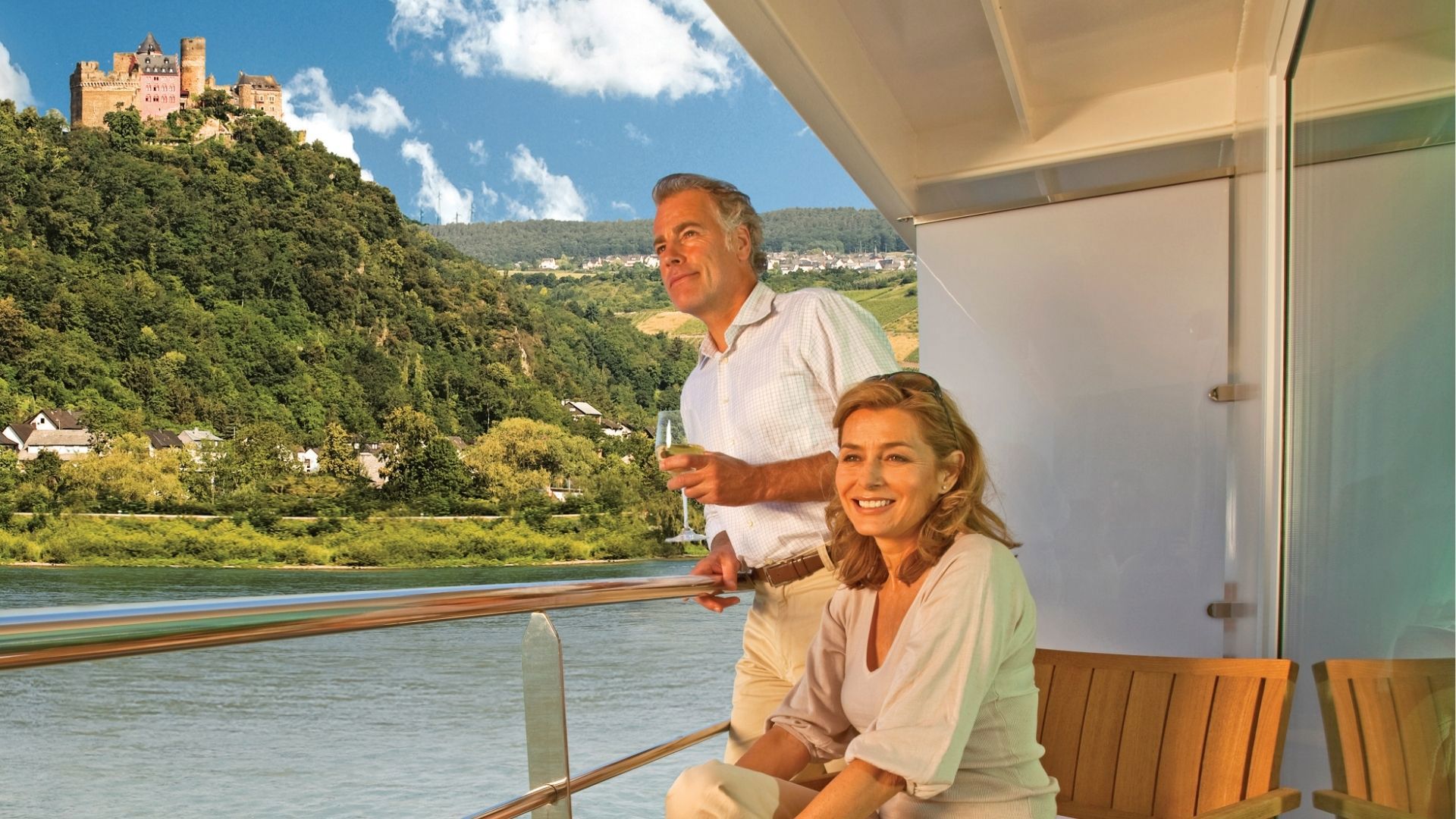 Scenic Space Ship Couple Balcony