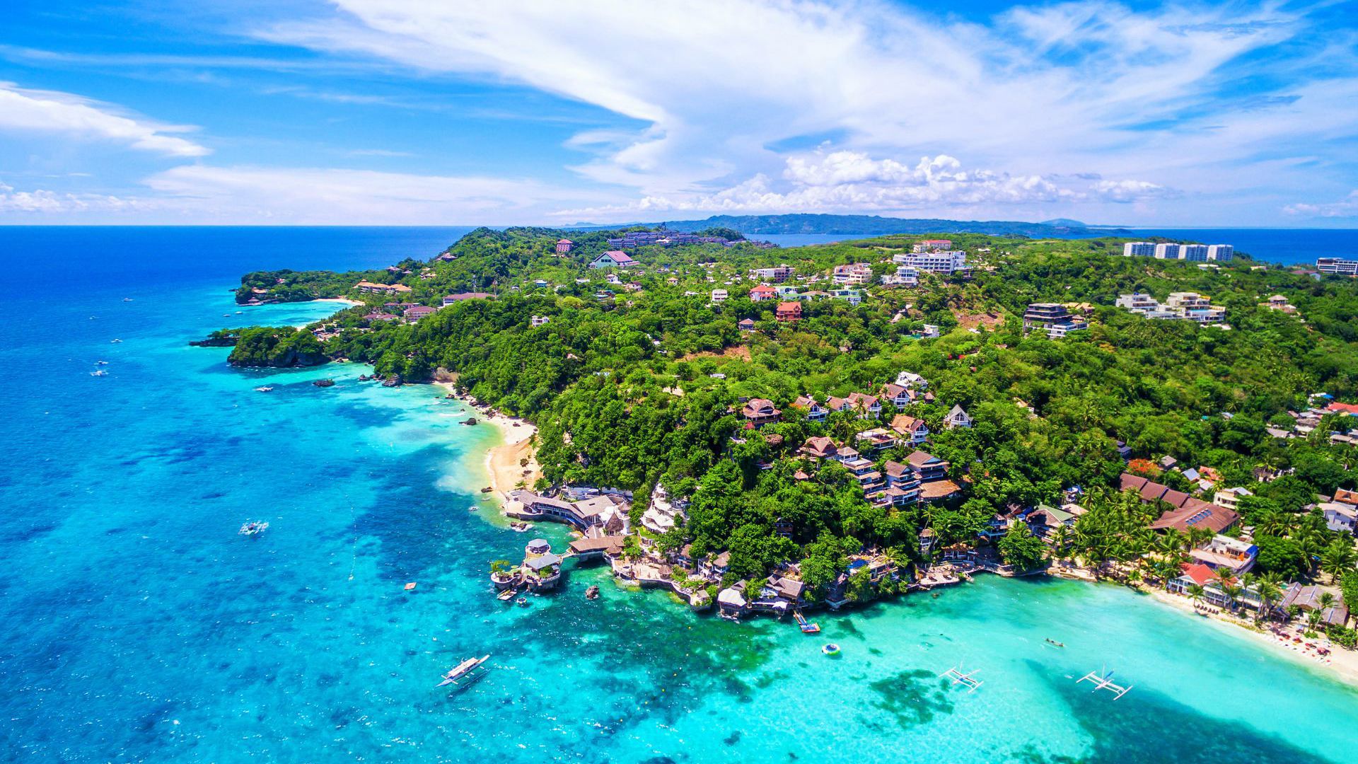 Boracay Island Aerial View - Total Holiday Options