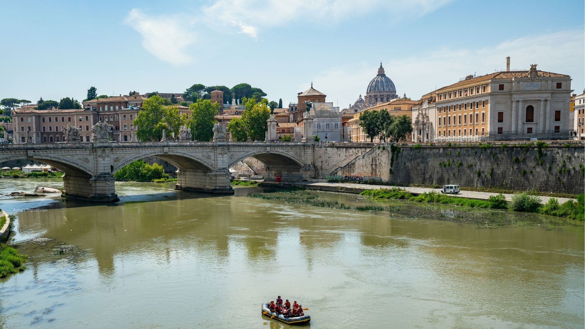  Rome Tiber River Rafting