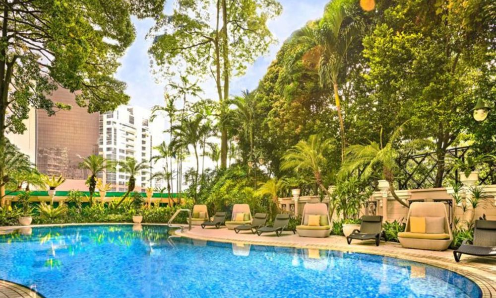 Pool at the Vibe Hotel in Singapore