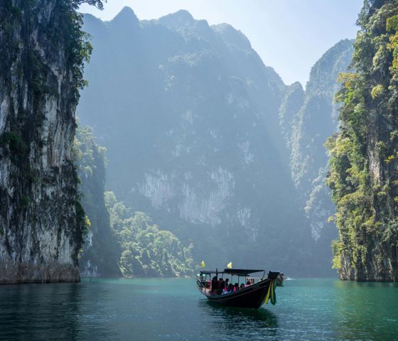 Boat in Khao Sok National Park