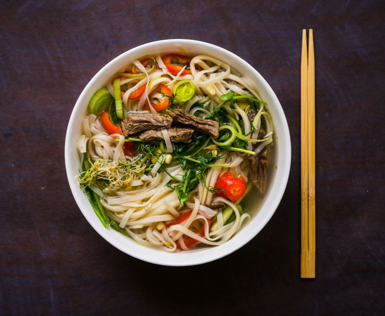 Bowl of Pho noodles