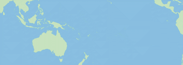 Honolulu to Sydney map