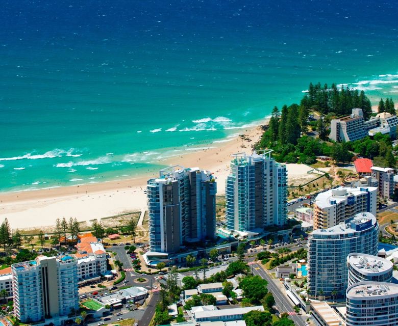 Reflections Coolangatta Beach - Aerial