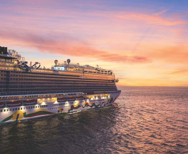 Norwegian Encore at sea