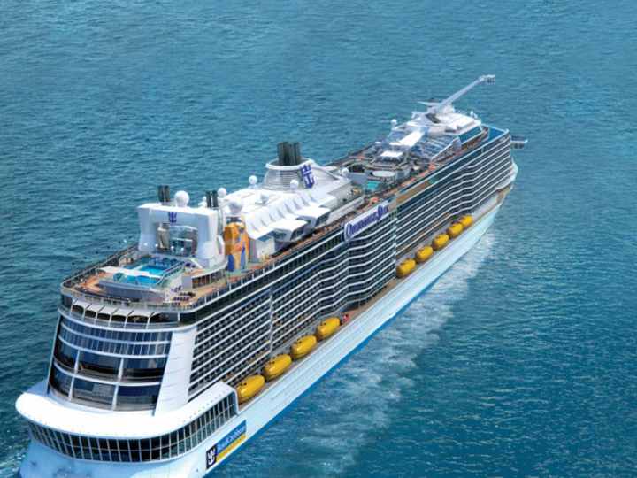 Quantum of the Seas Aerial Shot