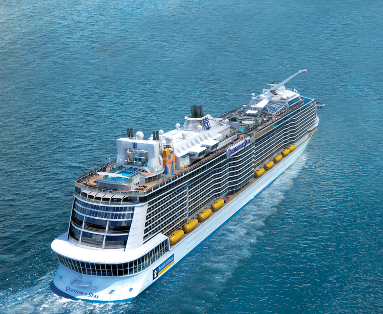 Quantum of the Seas Aerial Shot