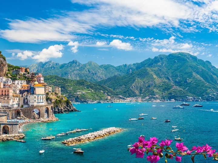 Beautiful View of Atrani, Italy