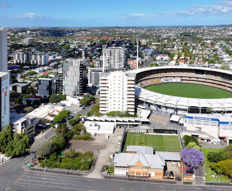 Swiss Belhotel Woolloongabba, Brisbane Aerial 2