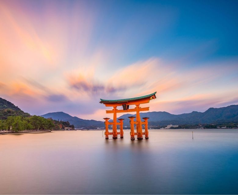 Floating torii gate of Itsukushima Shrine