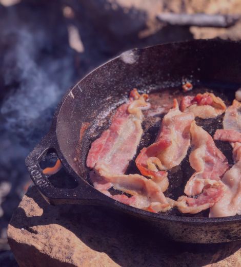 Bacon in Pan