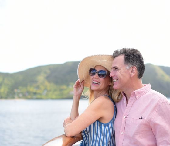  Seadream - Couple on View Deck © Elisha Whitmore