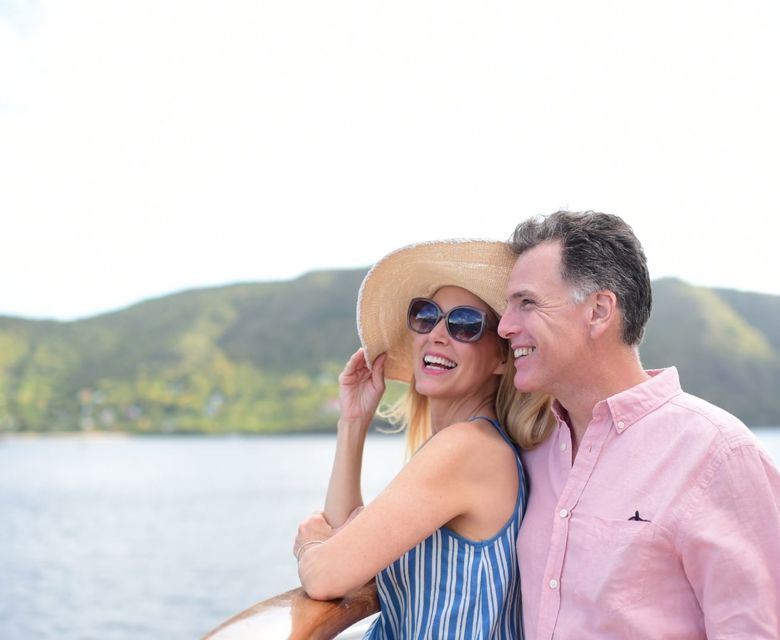  Seadream - Couple on View Deck © Elisha Whitmore