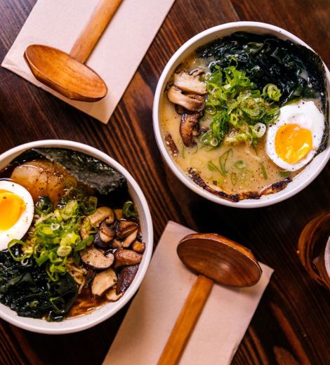 Bowls of ramen