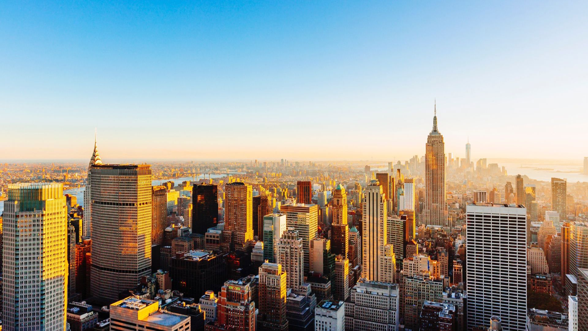 New York City Skyline at sunset - Image credit: Getty Images