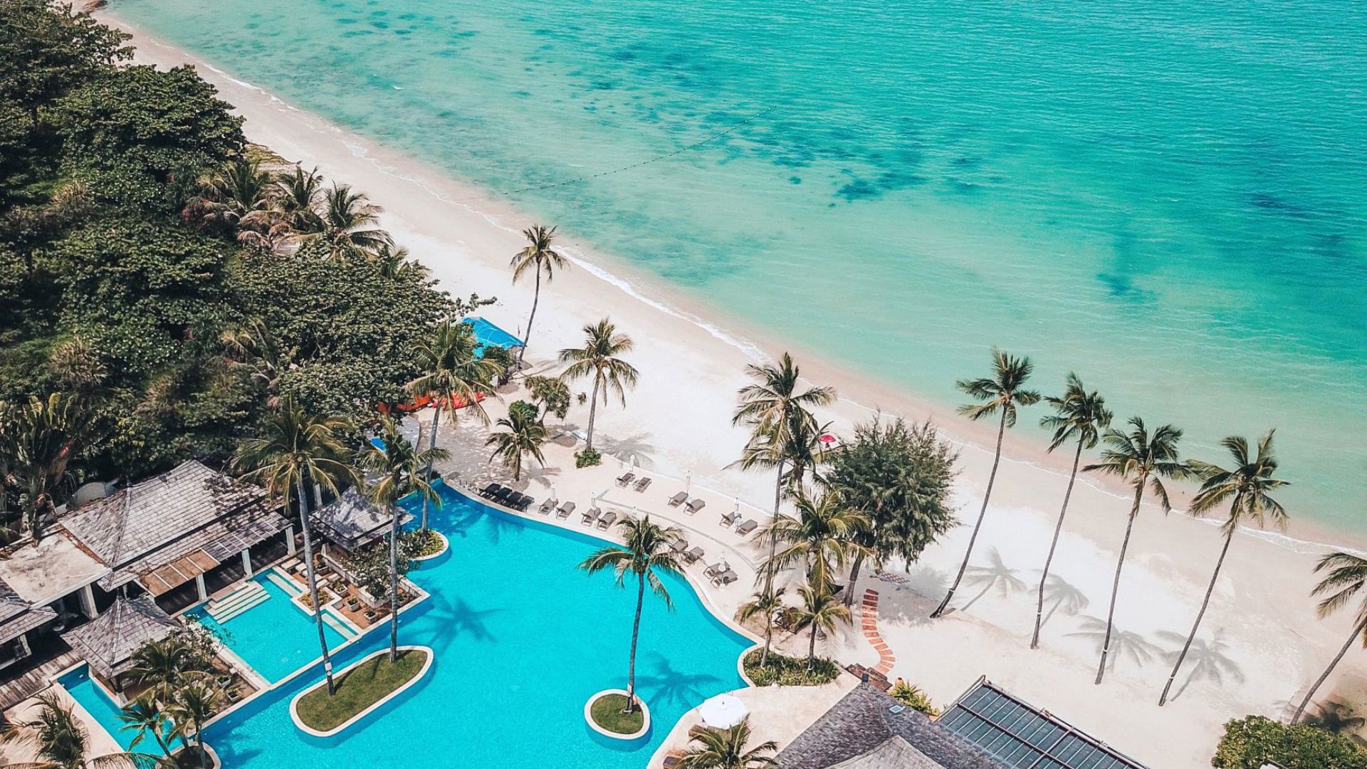 Melati Beach Resort & Spa - Aerial View