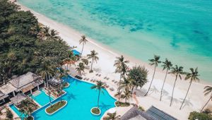 Melati Beach Resort & Spa - Aerial View