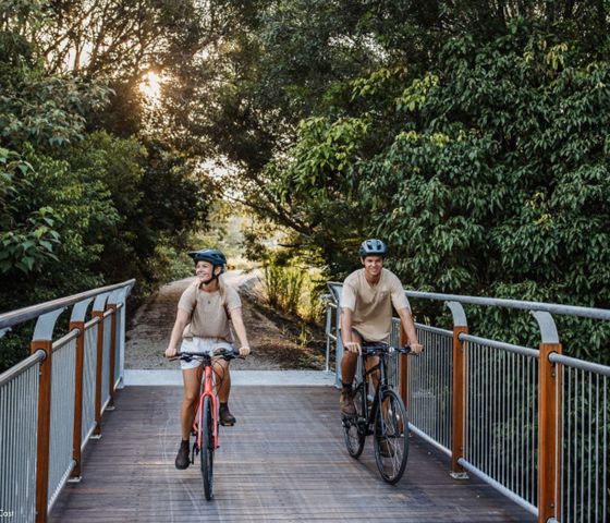 Northern Rivers Rail Trail Tweed Couple CR Tour De Vines