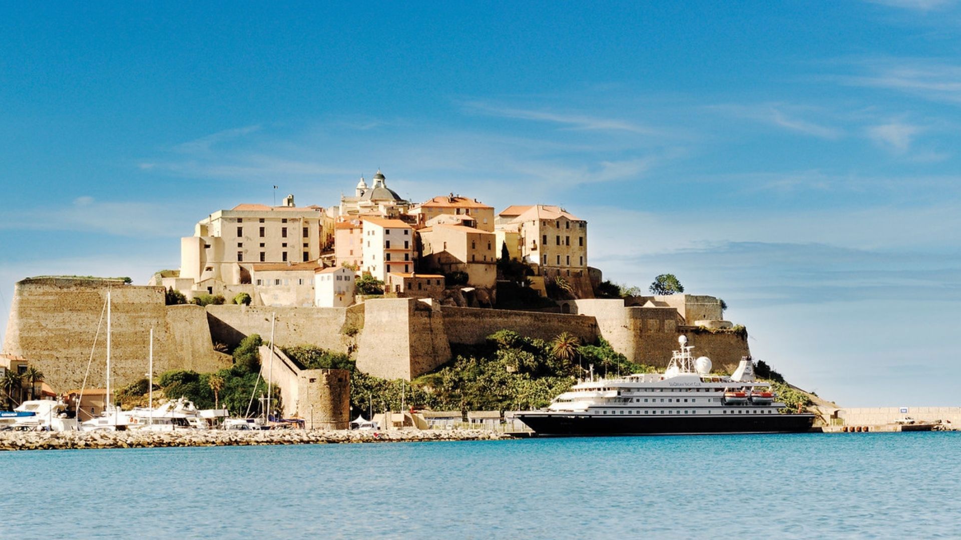 SeaDream at Calvi, Corsica France