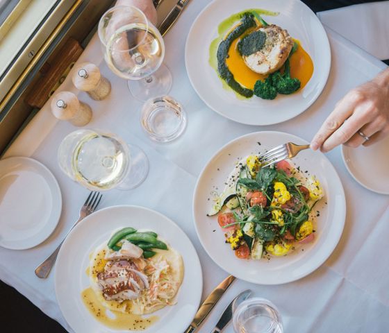 The Ghan Gold Service Restaurant © Journey Beyond