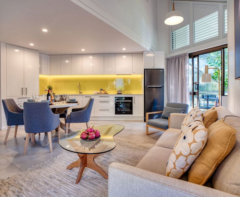 Ocean Breeze Resort Noosa Living Area