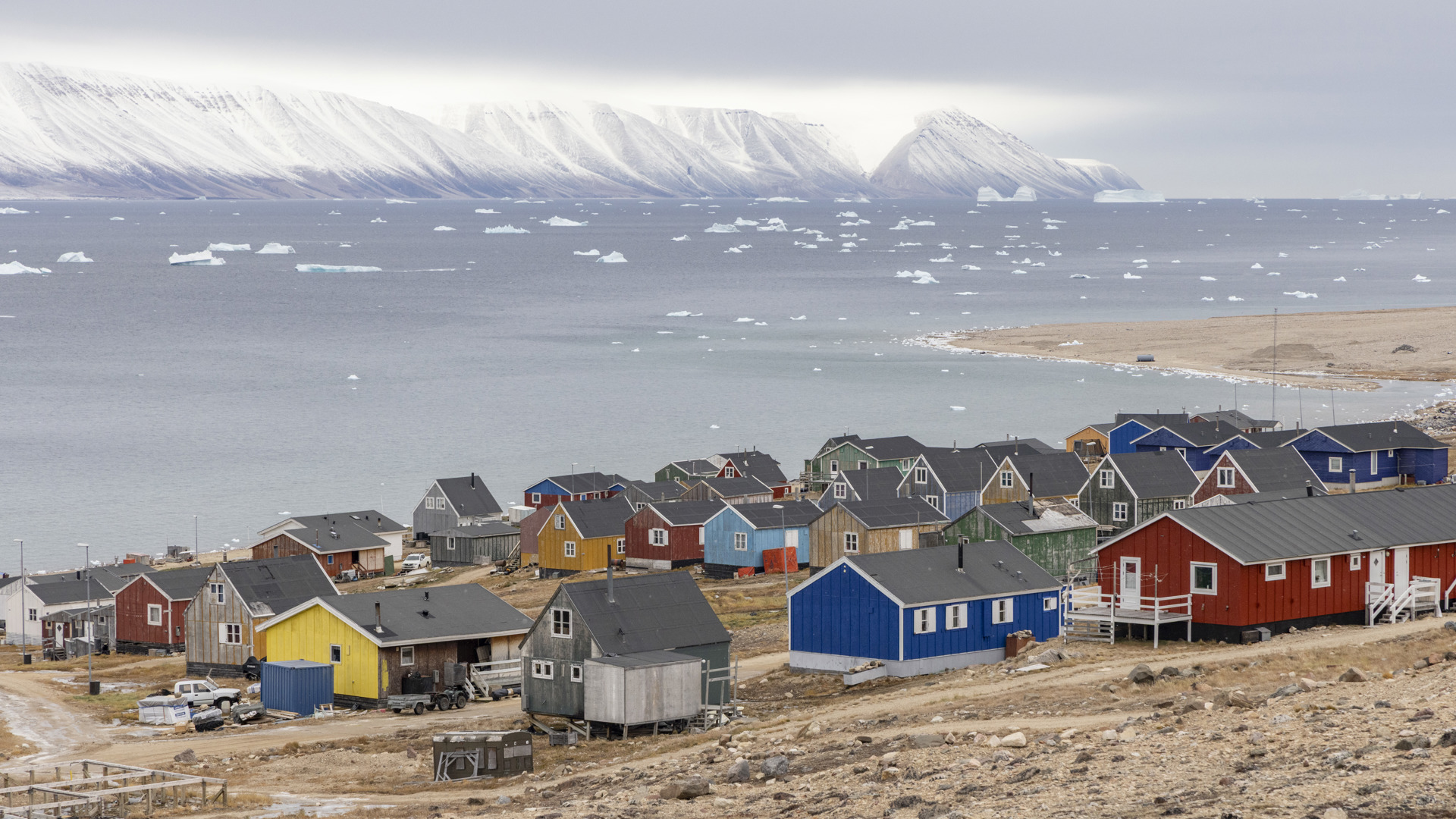 Baffinbay Qaanaaq Townbay Tedgatlin 