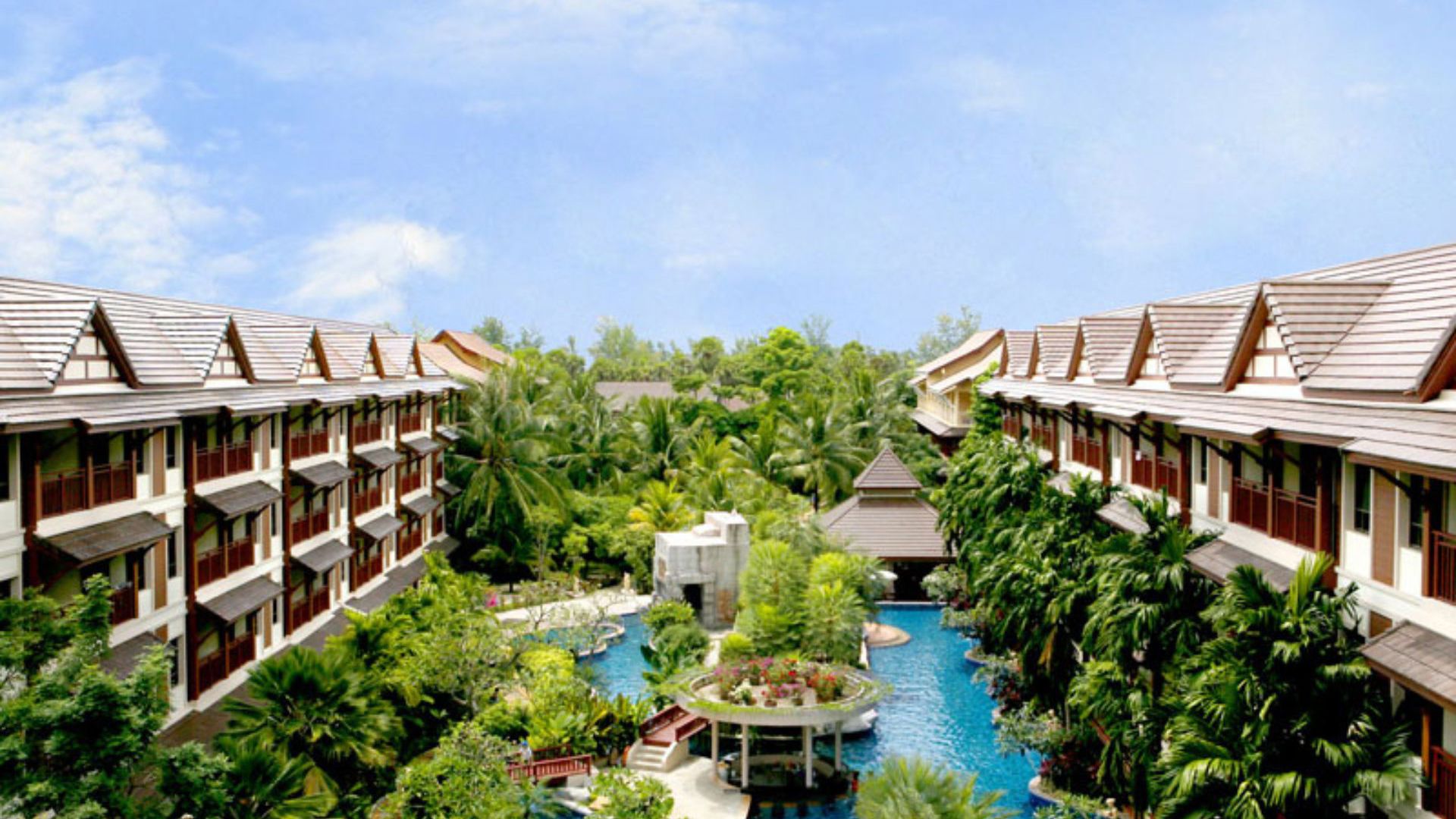 Kata Palm Resort - Aerial View