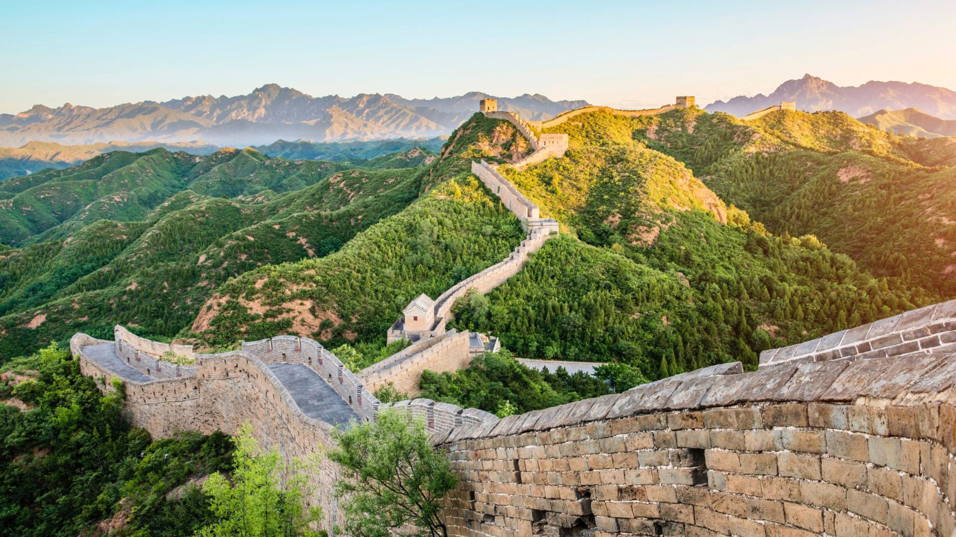 A spectacular view of the Great Wall. Image Credit: Getty