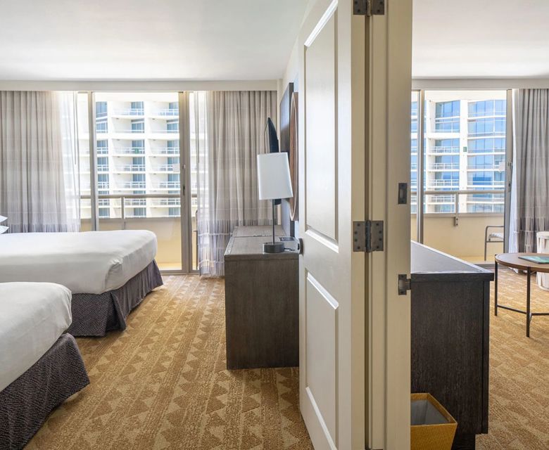 Embassy Suites by Hilton Waikiki Beach - Two Queen Waikiki City View One Bedroom Suite