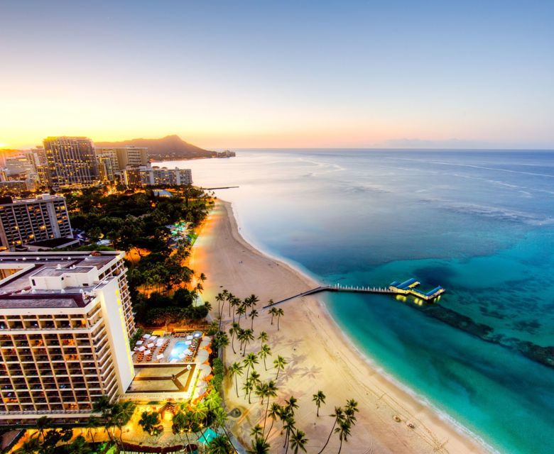 Hawaii Waikiki Beach Sunrise