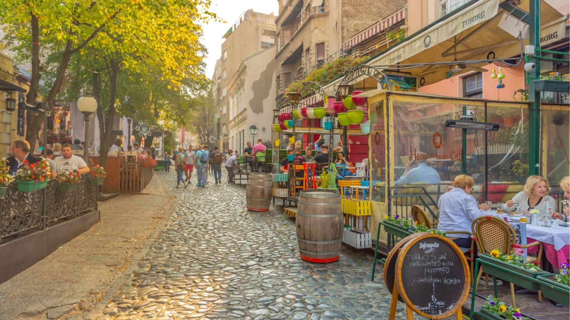 Cafes Bohemian Quarter Belgrade