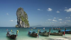 Long Tail Boats at Krabi