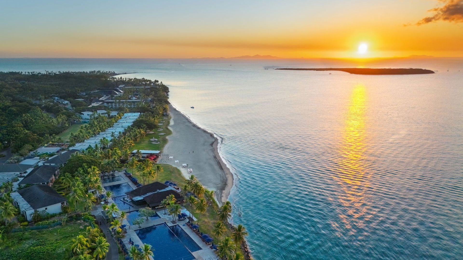 Hilton Fiji - aerial image