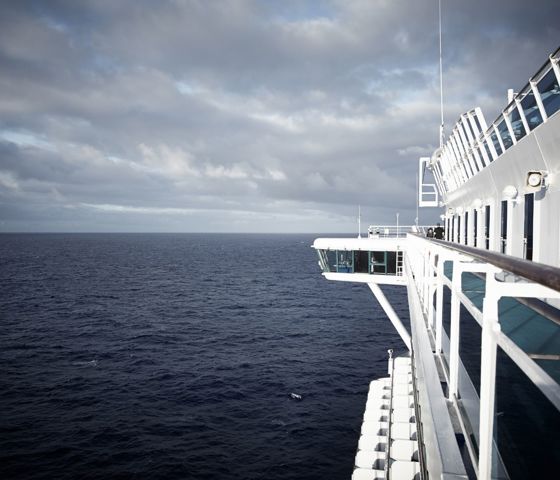 View From Deck at Sea