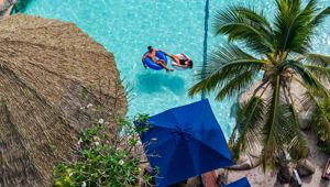 DoubleTree Resort by Hilton Hotel Fiji - Sonaisali Island - aerial pool image