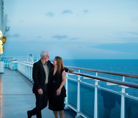 Couple Deck Viewing © Princess Cruises