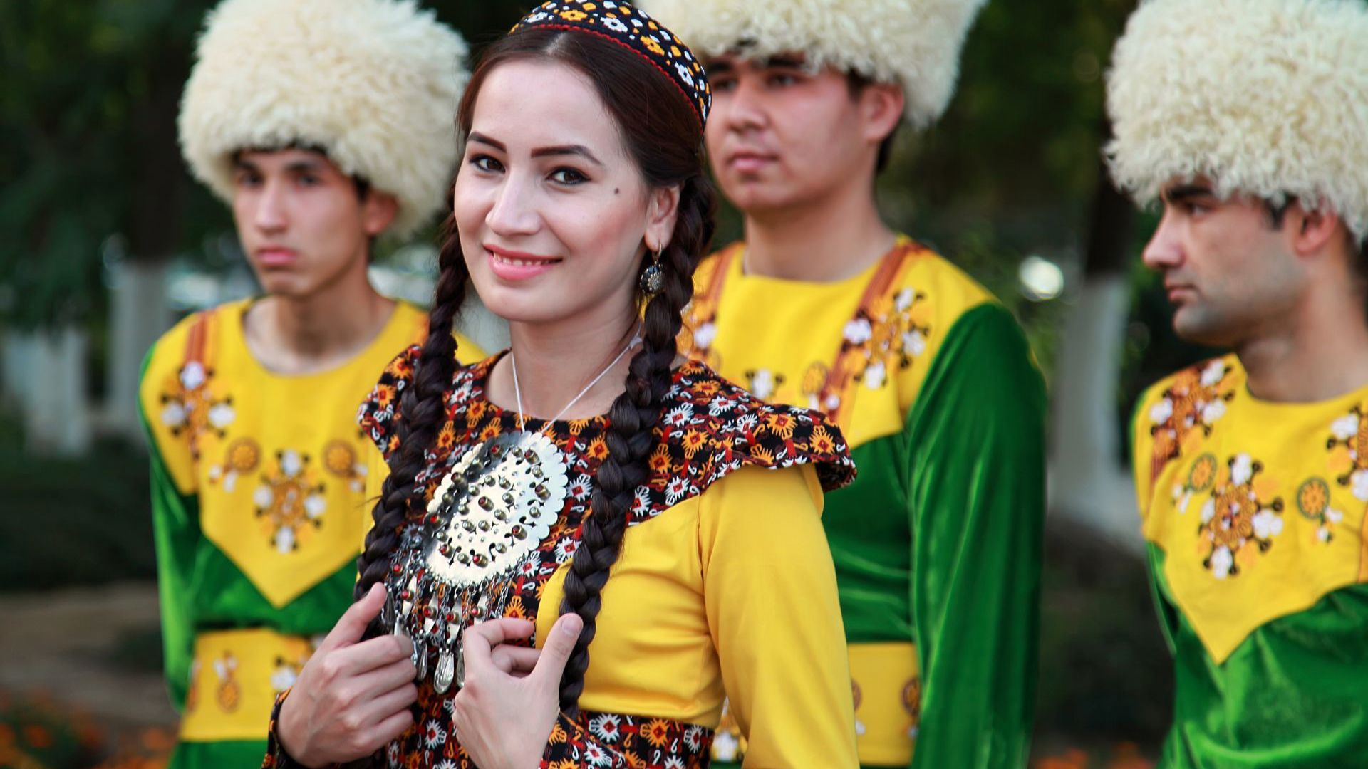 Traditional Dancers - Ashgabat Turkmenistan